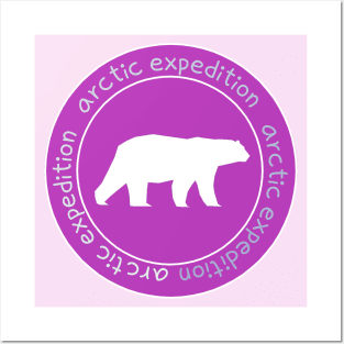 arctic expedition,polar bear Posters and Art